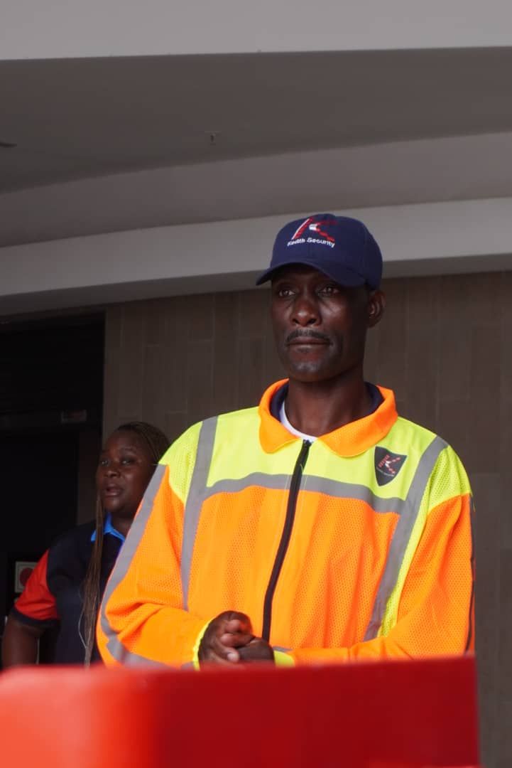 Kedith Security officers on post
